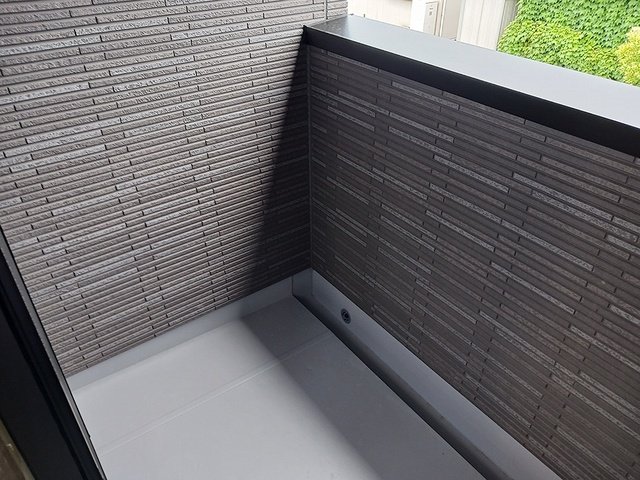 バルコニー　広々としたバルコニーです