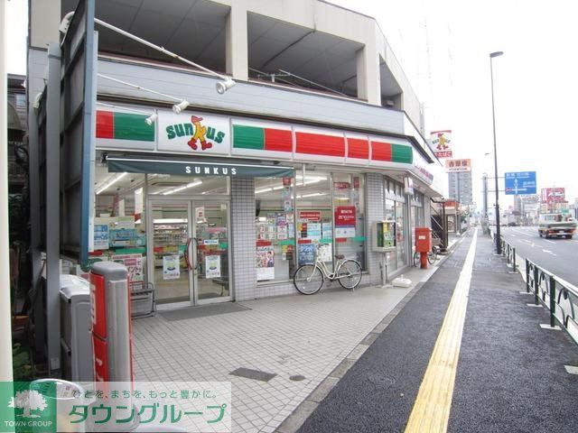 コンビニ　サンクス（コンビニ）まで700m