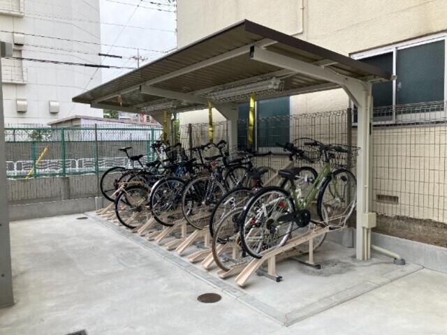 駐車場　駐輪場です。
