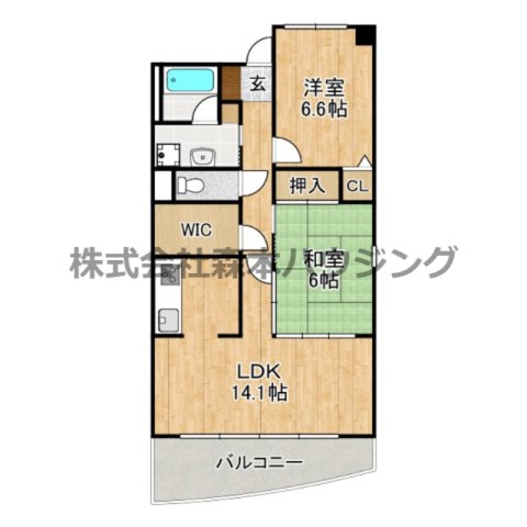 ファムール忍ヶ丘の間取り写真