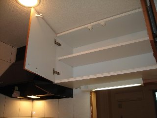 収納　キッチン上部収納
