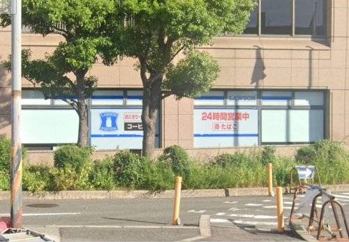 コンビニ　ローソン 大阪中央卸売市場店（コンビニ）まで450m