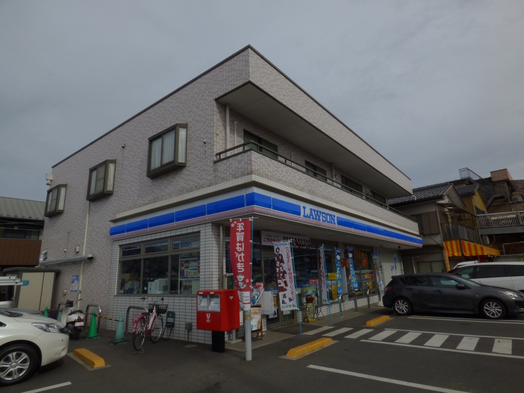 コンビニ　ローソン 新井宿駅前店（コンビニ）まで727m