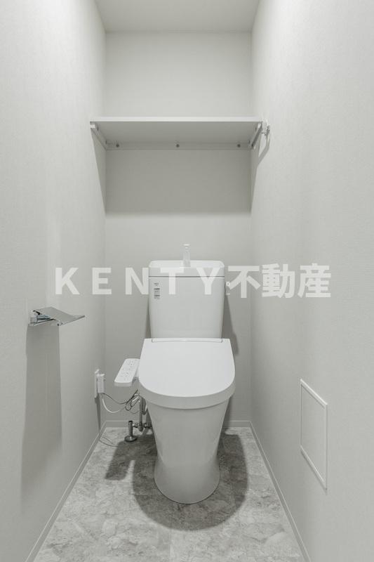 トイレ　ゆったりとした空間のトイレです