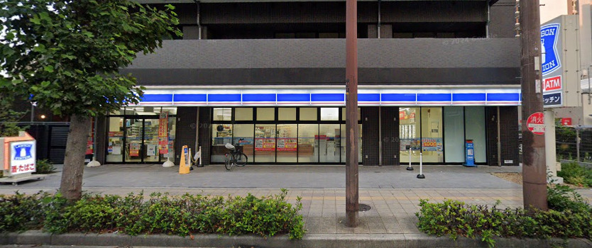 コンビニ　ローソン 浪速恵美須西二丁目店（コンビニ）まで13m