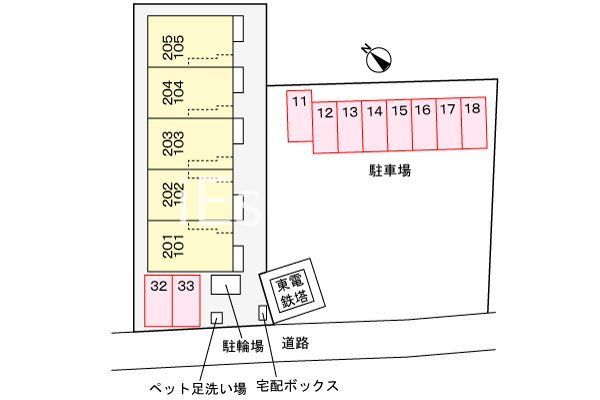 エントランス　配置図です
