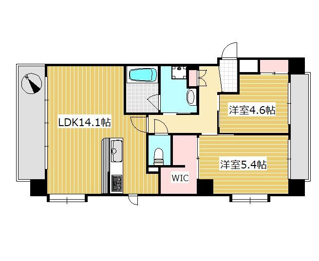 ラ・フルール博多駅南の間取り写真