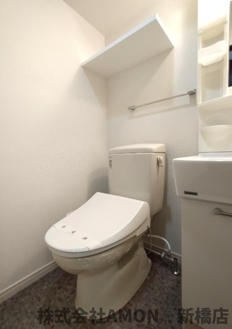 東急池上線 蓮沼駅 徒歩1分 11階建 築16年のトイレ写真