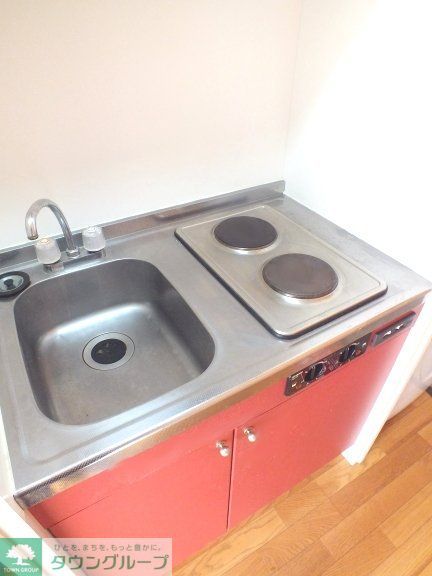 キッチン　電気調理器2口