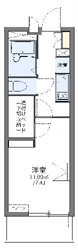 レオパレスリモーネIVの間取り写真