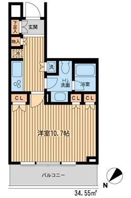 HF新横浜レジデンスの間取り写真