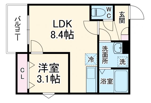 ジーメゾン名古屋大同の間取り写真