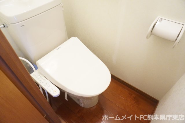 熊本市電健軍線 九品寺交差点駅 徒歩5分 8階建 築21年のトイレ写真