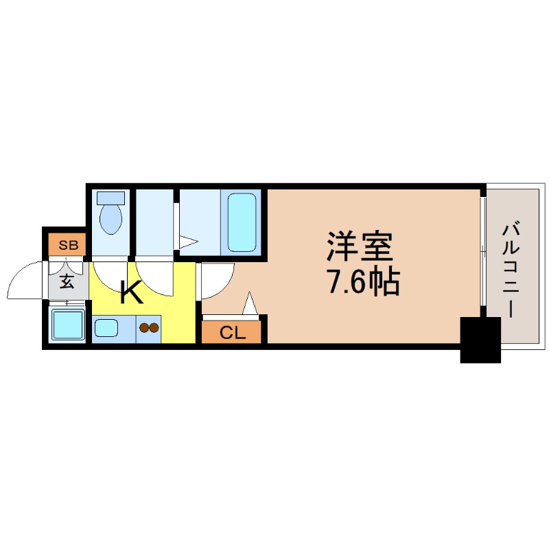 地下鉄桜通線 太閤通駅 徒歩5分 13階建 築14年の間取り写真