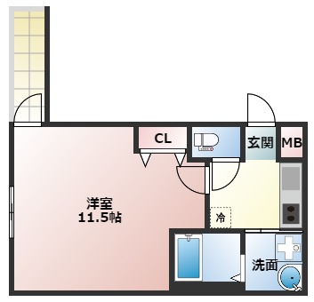 フジパレス阪南町II番館の間取り写真