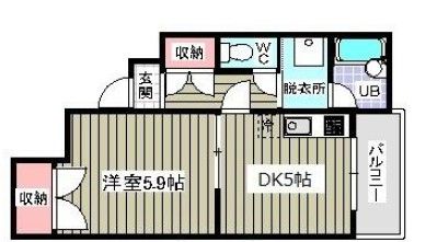 バーデンハイムマサキの間取り写真