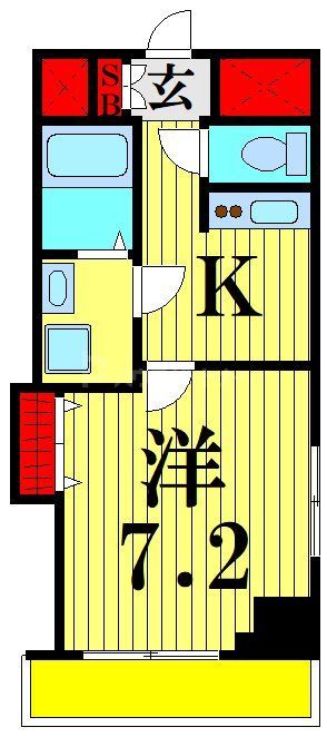 シエロ西竹の塚の間取り写真