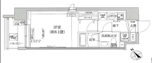 アイルヴァーチェ川崎の間取り写真