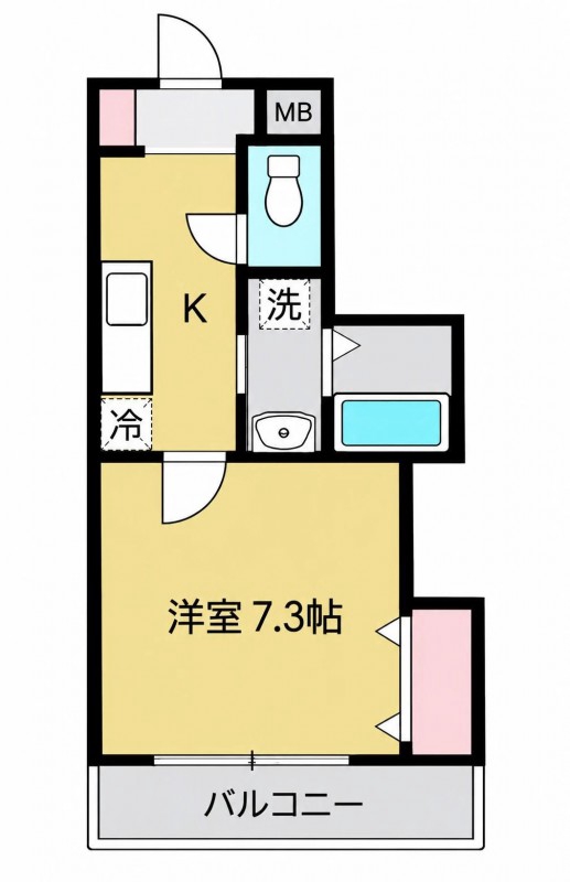 東急目黒線 武蔵小山駅 徒歩13分 3階建 築22年の間取り写真