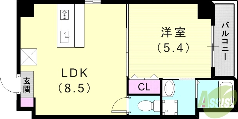 Q・twoの間取り写真