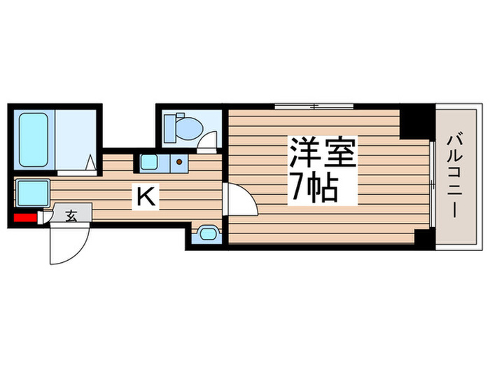 西馬橋マンションの間取り写真