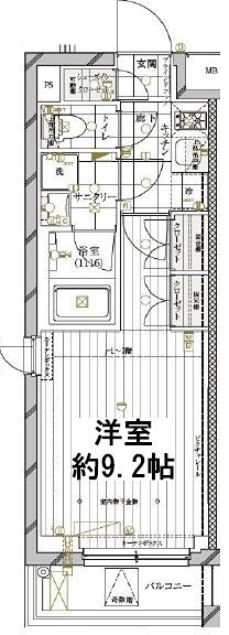 レガリス三軒茶屋の間取り写真