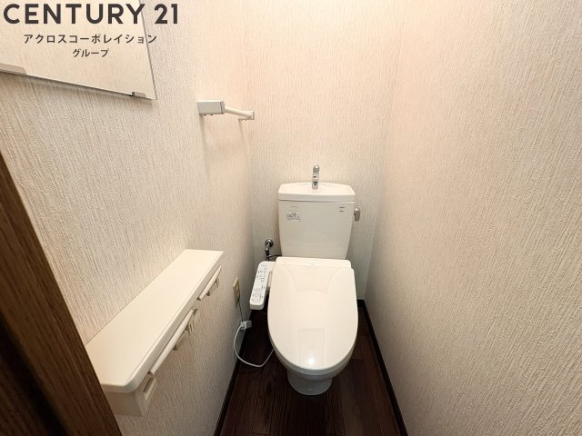 トイレ　ウォシュレット付きのトイレです！