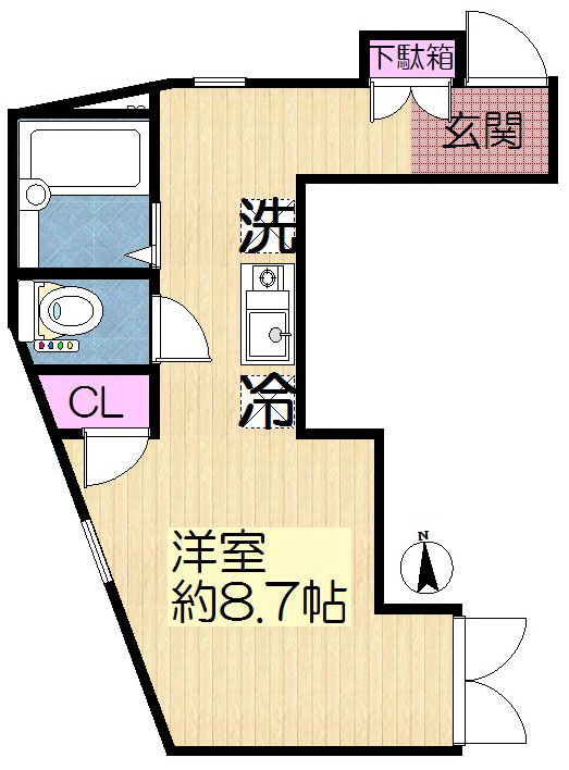 グローバーコート田端の間取り