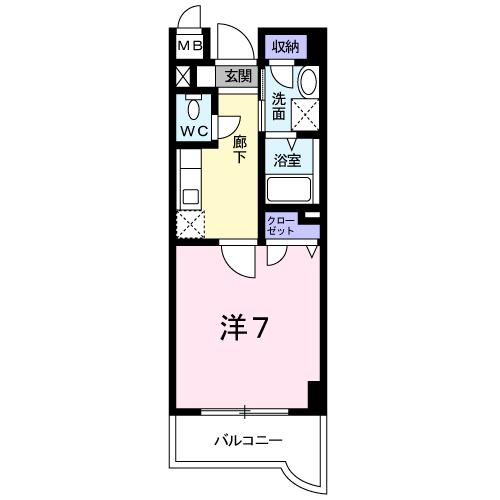 諫早市幸町のマンションの間取り