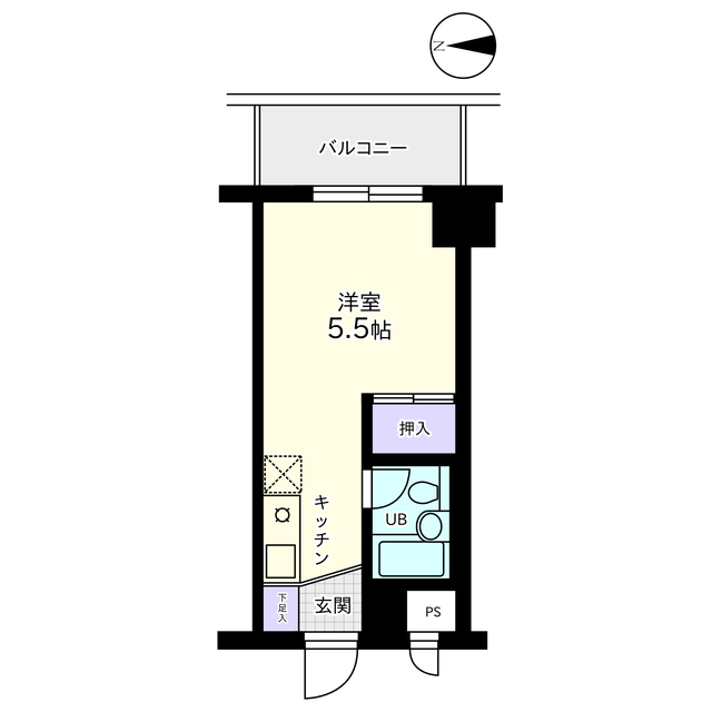 信開ウエラコート花月の間取り