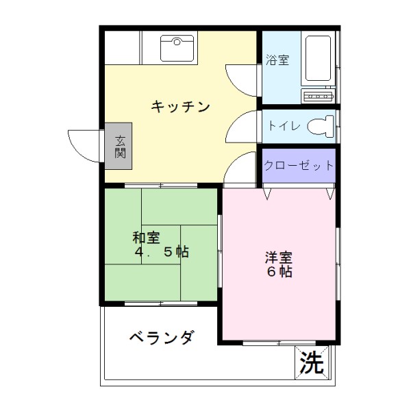 相川荘の間取り