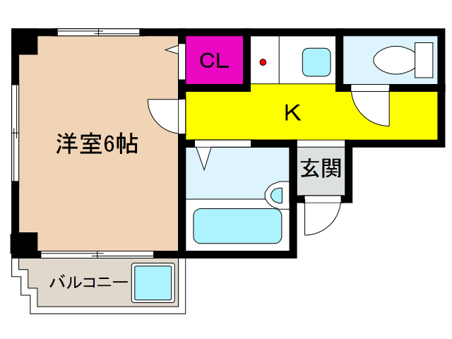 神戸市東灘区御影本町のマンションの間取り