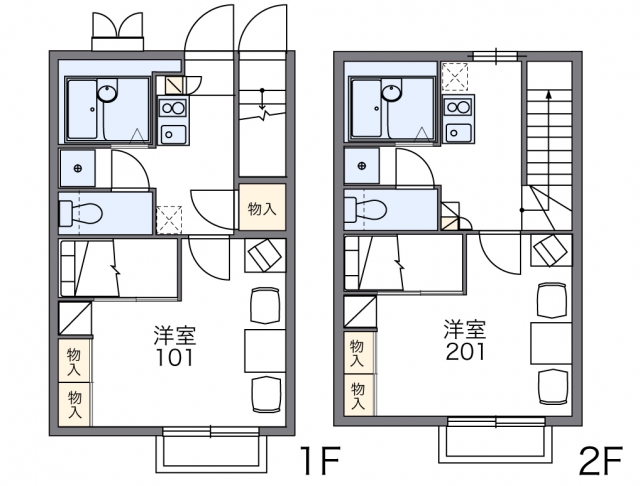 レオパレスエム ケイの間取り