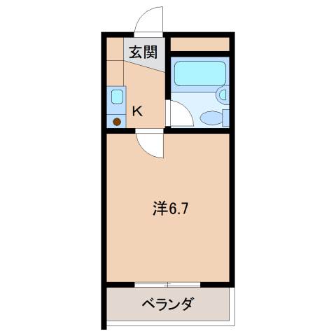 サクラマンション紀伊の間取り