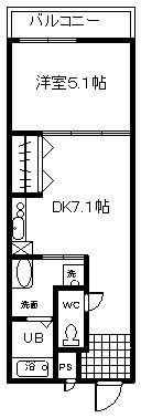 フジパレス浜寺サウス１番館の間取り