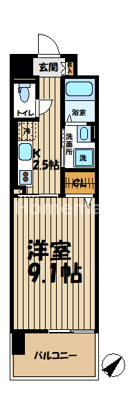 パール・シェル鎌倉の間取り