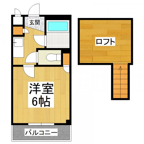 プレステージフジ狭山壱番館の間取り