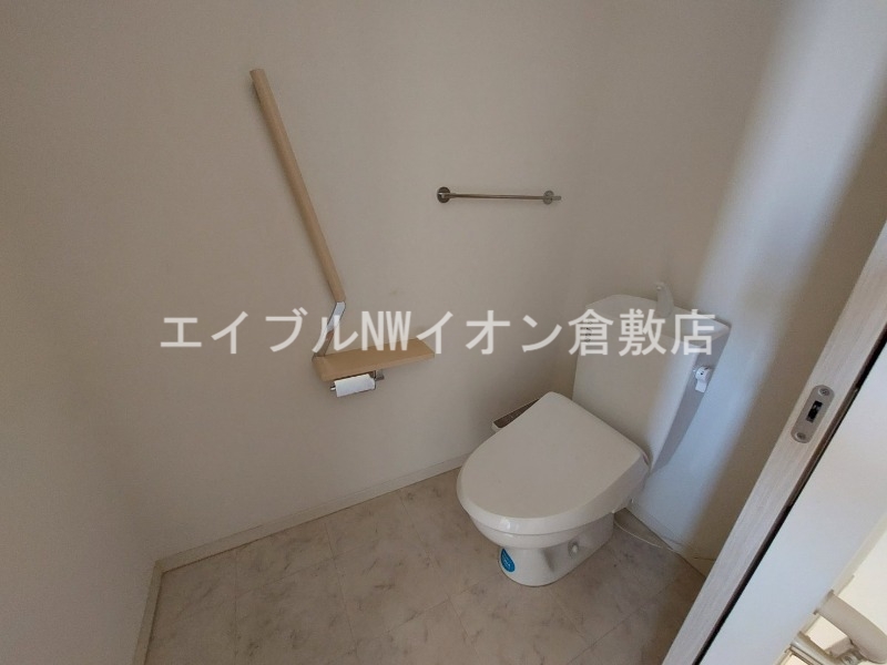 【倉敷市北畝のアパートのトイレ】