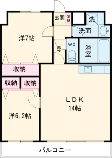 東雲マンションの間取り