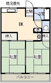 シティハイムみつきの間取り