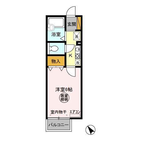 市原市菊間のアパートの間取り