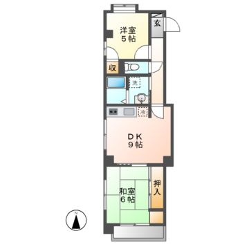 ミラ川名の間取り