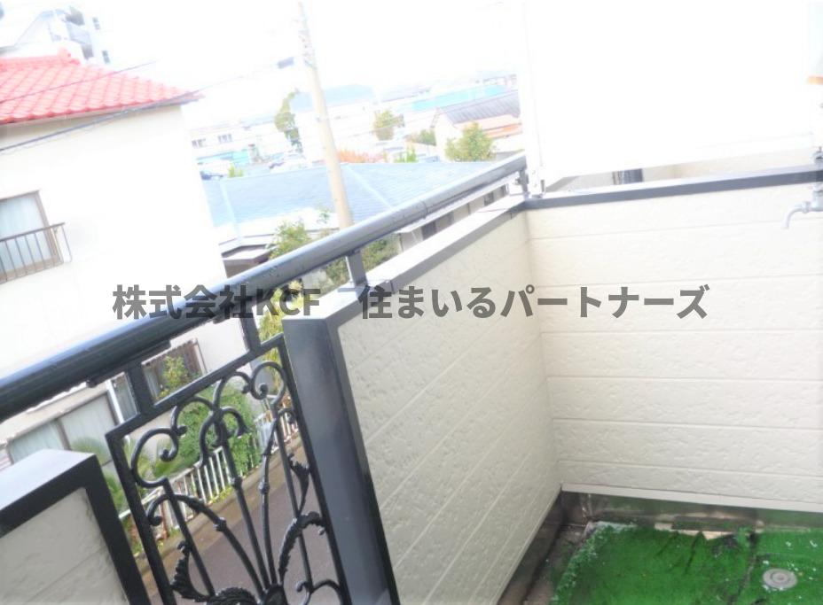 バルコニー　お洗濯にも便利なバルコニー付き