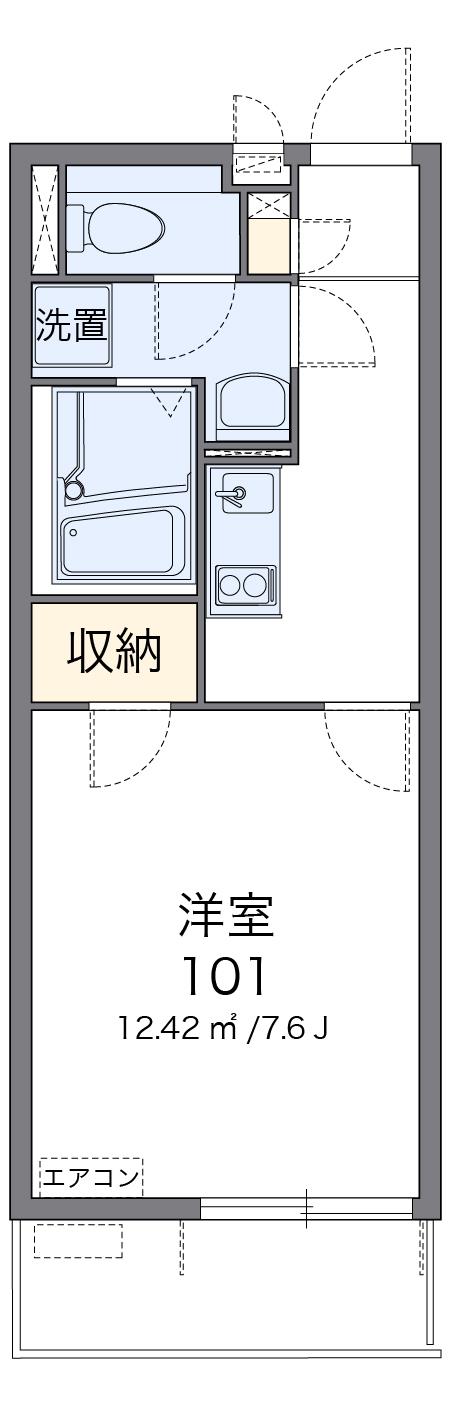 クレイノラ　ヴィ　メルベーユの間取り