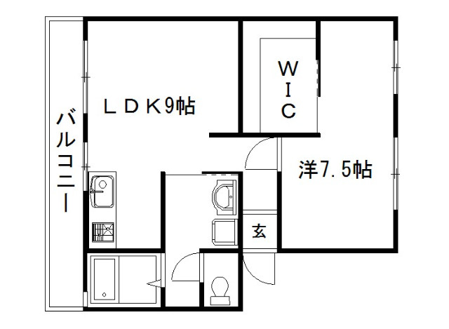 浜松市浜名区沼のマンションの間取り