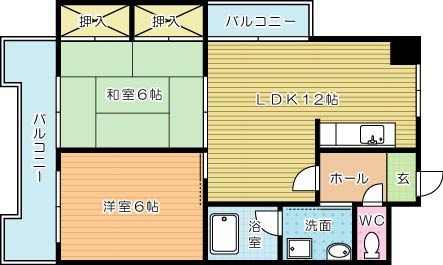 アルシュ北方の間取り