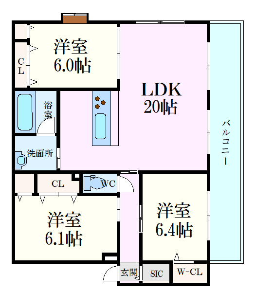 【ベンビレッジ　平田西公園の間取り】