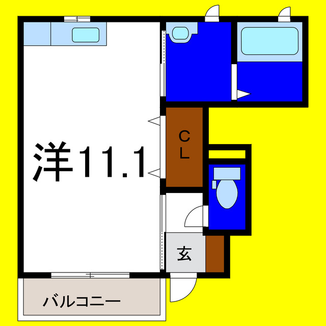 シャーメゾンFの間取り