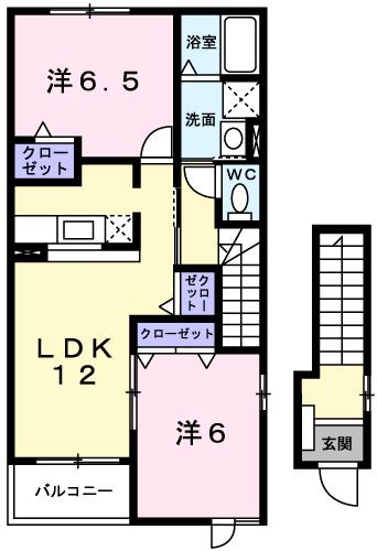 ピエデルモンテIIの間取り