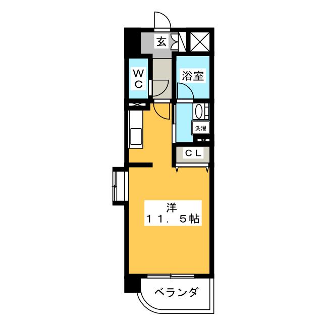 シャンベール浅井の間取り